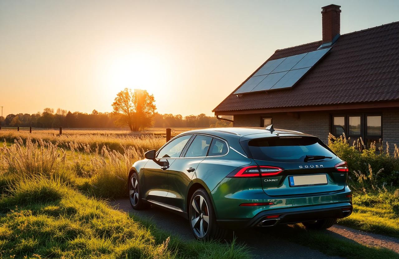 Elektrische auto laden met zonnepanelen na 2027